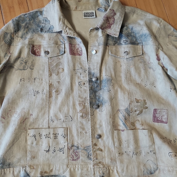 Chico resort western vibe jacket sz3 xl - Picture 1 of 10